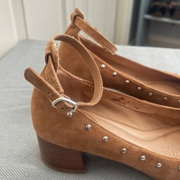 Montana Mary Jane women's shoes camel color suede size 8m - Picture 5 of 15